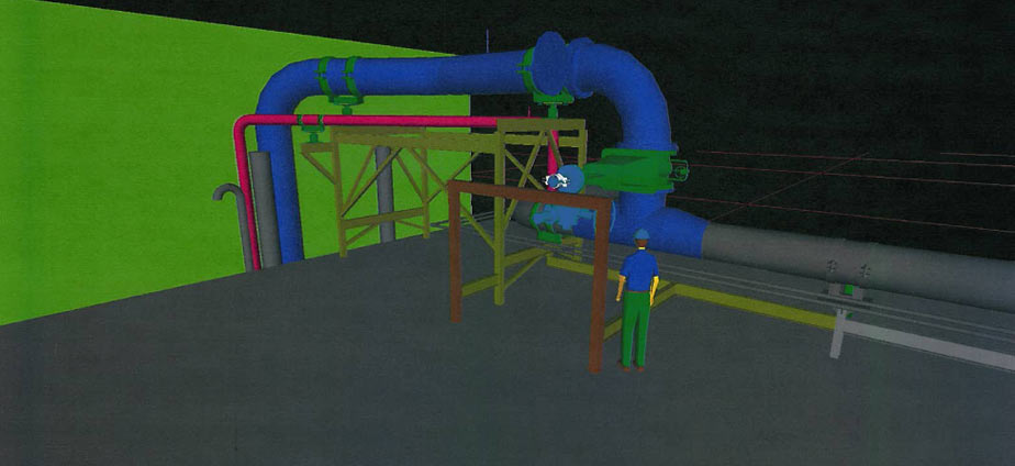 Low pressure steam tie in