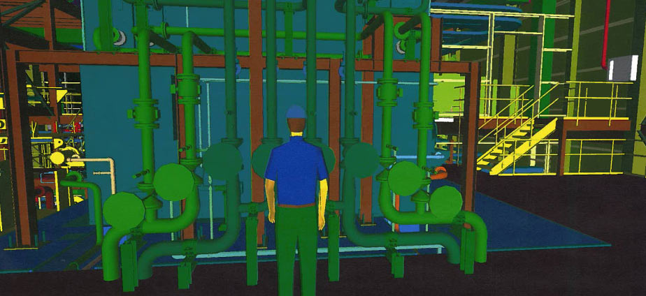 Cooling water pipes
